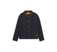 BOSS Jacke mit Kontrastkragen aus indigoblauem Denim - Style C-IRONHIDE, 50556478 Dunkelblau XXL