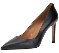 BOSS Pumps aus Leder mit spitzer Kappe und hohem Absatz - Style Janet Pump 90-N, 50504280 Schwarz 37.5