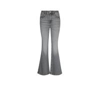 BOSS Flared-Fit Jeans aus Stretch-Denim in Marmor-Optik - Style ROSALYA-FLARE 1.0, 50564360 Dunkelgrau 29/32