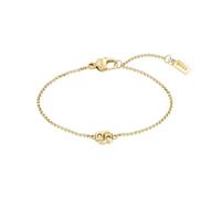 BOSS Jewelry Armband für Damen Kollektion DOUBLE B PETIT aus Gelbgold mit einem Doppel-B Charm - 1580698