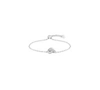 BOSS Jewelry Armband für Damen Kollektion LIVE PRECIOUS aus Edelstahl mit Verschlungenen Ringen und Kristallen - Erhältlich in Silber oder Gold