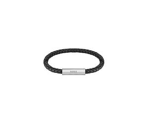 BOSS Jewelry Armband für Herren Kollektion BRAIDED LEATHER Schwarz - 1580152