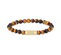 BOSS Jewelry armband für Herren Kollektion SPHERE STONES Mit Steinen aus Tigerauge - Erhältlich in Verschiedenen Größen