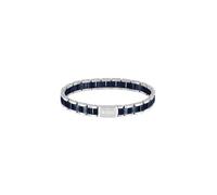 BOSS Jewelry Armband mit Knebelverschluss für Herren Kollektion METAL LINKS ESSENTIALS aus Edelstahl, Schwarz, Blau und Gelbgold