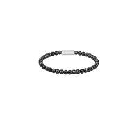 BOSS Jewelry Armband mit Schmuckperlen für Herren Kollektion SPHERE BEADS aus Edelstahl mit Perlen aus Onyx oder aus Grauem Hämatit