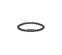 BOSS Jewelry Armband mit Schmuckperlen für Herren Kollektion SPHERE METAL aus Edelstahl, Gelbgold, und Schwarz