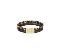BOSS Jewelry Armband mit Schmuckperlen für Herren Kollektion SPHERE MIXED - Erhäntlich auch Schwarze oder Braune Farbe