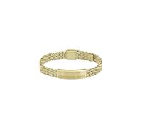 BOSS Jewelry Gliederarmband für Herren Kollektion ALEN aus Gelbgold mit einer Gravierten Plakette - 1580610