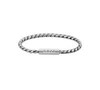 BOSS Jewelry Gliederarmband für Herren Kollektion DORAN aus Edelstahl mit einer Gravierten Plakette - 1580695
