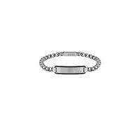 BOSS Jewelry Gliederarmband für Herren Kollektion ID verfügbar aus Silber oder Schwarz