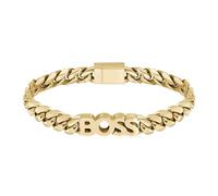 BOSS Jewelry Gliederarmband für Herren Kollektion KASSY aus Gelbgold mit einem Charm - 1580505M