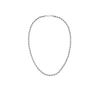 BOSS Silver-tone necklace with rope-style chain - Style MYLES, HB1580839 Silberfarben ONESI