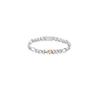 BOSS Jewelry Gliederhalskette oder Armband für Herren Kollektion RIAN aus Zweifarbiges Edelstahl