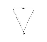 BOSS Jewelry Halskette mit Anhänger für Herren Kollektion KODE aus Schwarzem Edelstahl - 1580782