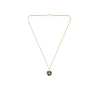 BOSS Jewelry Halskette mit Anhänger für Herren Kollektion NORTH aus Edelstahl und Gelbgold-beschichtung - 1580842