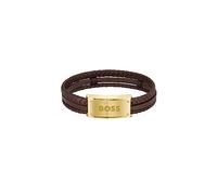 BOSS Jewelry Lederarmband für Herren Kollektion GALEN Braun - 1580424