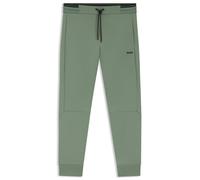BOSS Jogginghose aus Baumwoll-Mix mit Streifen - Style Pants Zone, 50543070 Grün S