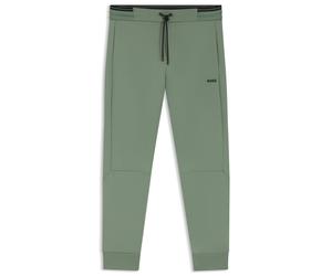 BOSS Jogginghose aus Baumwoll-Mix mit Streifen - Style Pants Zone, 50543070 Grün S