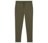 BOSS Jogginghose aus Baumwoll-Terry mit Logo-Aufnäher - Style Sestart, 50509303 Olive S