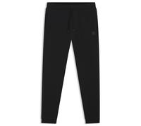 BOSS Jogginghose aus Baumwoll-Terry mit Logo-Aufnäher - Style Sestart, 50509303 Schwarz 4XL
