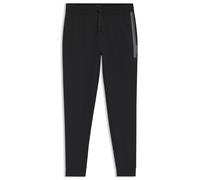 BOSS Jogginghose aus Baumwoll-Terry mit Streifen und Logo - Style Authentic Pants, 50554784 Schwarz S