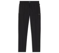 BOSS Jogginghose aus Interlock-Baumwoll-Mix mit metallenem Logo - Style Sense Pants, 50570557 Schwarz XL