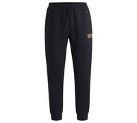 BOSS Herren Hadiko 1 IN Jogginghose aus Stretch-Baumwolle mit Logo-Detail Dunkelblau402 L