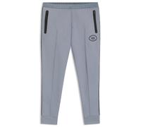 BOSS Jogginghose aus Stretch-Piqué mit Karo-Print - Style Pants GL, 50543466 Grau XXXL