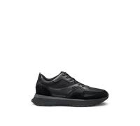 Ledersneaker mit Kontrastbesatz Modell 'Jonah' 40 men Black