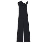 BOSS Jumpsuit mit geradem Beinverlauf und gerafftem Pin-Detail - Style Danjini, 50569366 Dunkelblau 42