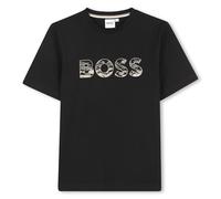 BOSS Kids-T-Shirt aus Baumwoll-Jersey mit Logo-Artwork - Style J52358/09B12A, J52358 Schwarz 102