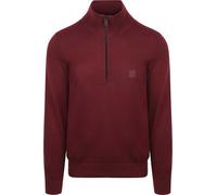 BOSS Kanobix Half Zip Pullover Bordeaux - Größe 3XL Rot 3XL