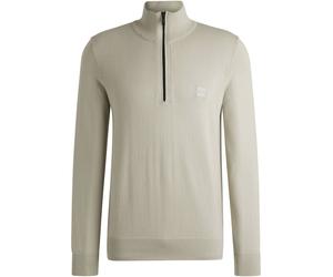 BOSS Kanobix Half Zip Pullover Ecru - Größe XL Beige XL