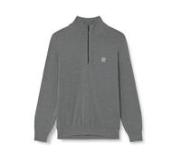 BOSS Orange Troyer Herren Regular Fit grau, XXL