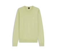 BOSS Pullover aus Baumwoll-Mix mit Kaschmir-Anteil und Logo-Patch - Style Kanovano_S, 50527583 Hellgrün M