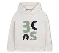 BOSS Kapuzen-Sweatshirt für Jungen, Beige, 10 Jahre