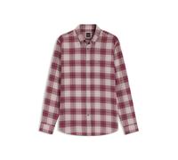 BOSS Kariertes Regular-Fit Hemd aus Baumwoll-Flanell mit Button-Down-Kragen - Style Rickert_M, 50569719 Rot gemustert S