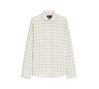 BOSS Kariertes Regular-Fit Hemd aus Baumwoll-Flanell - Style L-JOSH-SPREADW-C-252, 50572041 Hellbeige 45