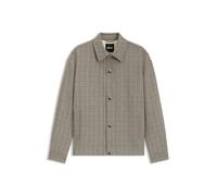 BOSS Kariertes Relaxed-Fit Overshirt aus Stretch-Gewebe - Style C-Craig-Coach-253, 50546049 Beige gemustert 50
