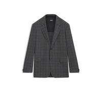 BOSS Kariertes Relaxed-Fit Sakko aus Stretch-Wolle - Style C-Cris-251, 50557367 Grau gemustert 98