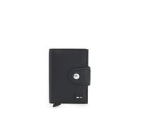 BOSS Kartenetui aus genarbtem Leder mit Logo - Style Ray_Secrid F.B., 50563677 Schwarz ONESI