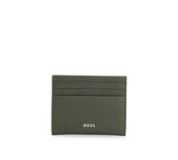 BOSS Kartenetui aus recyceltem Leder mit Metall-Logo - Style Northon_S Card, 50568400 Hellgrün ONESI