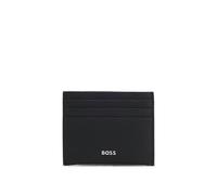 BOSS Kartenetui aus recyceltem Leder mit Monogramm-Muster - Style Northon_M_S Card, 50573523 Schwarz ONESI