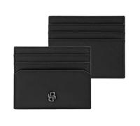 BOSS Kartenetui Double B Saffiano 6cc Schwarz