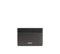 BOSS Kartenetui mit Monogrammen und Folien-Logo-Prägung - Style Zair_MN_S card, 50552845 Dunkelbraun ONESI