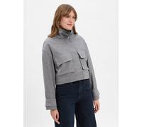 BOSS Kastenjacke mit Woll-Anteil Damen grau, 44