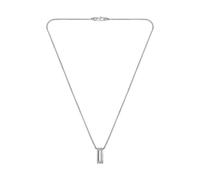 BOSS Halskette mit gebürstetem und poliertem Finish - Style CANDOR JEWELRY, HB1580749 Silberfarben ONESI