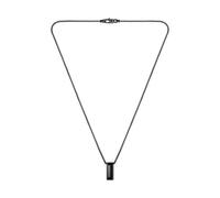 BOSS Halskette mit gebürstetem und poliertem Finish - Style CANDOR JEWELRY, HB1580750 Schwarz ONESI