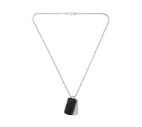 BOSS Silver-tone necklace with double-tag pendant - Style DEVON, HB1580760 Silberfarben ONESI