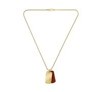 BOSS Gold-tone necklace with double-tag pendant - Style DEVON, HB1580835 Goldfarben ONESI